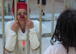 Clown et espace public