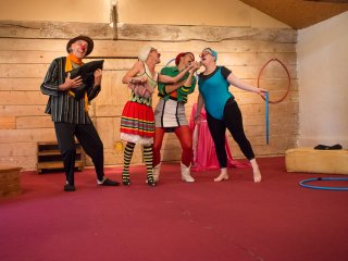 Clown et chanson improvisée